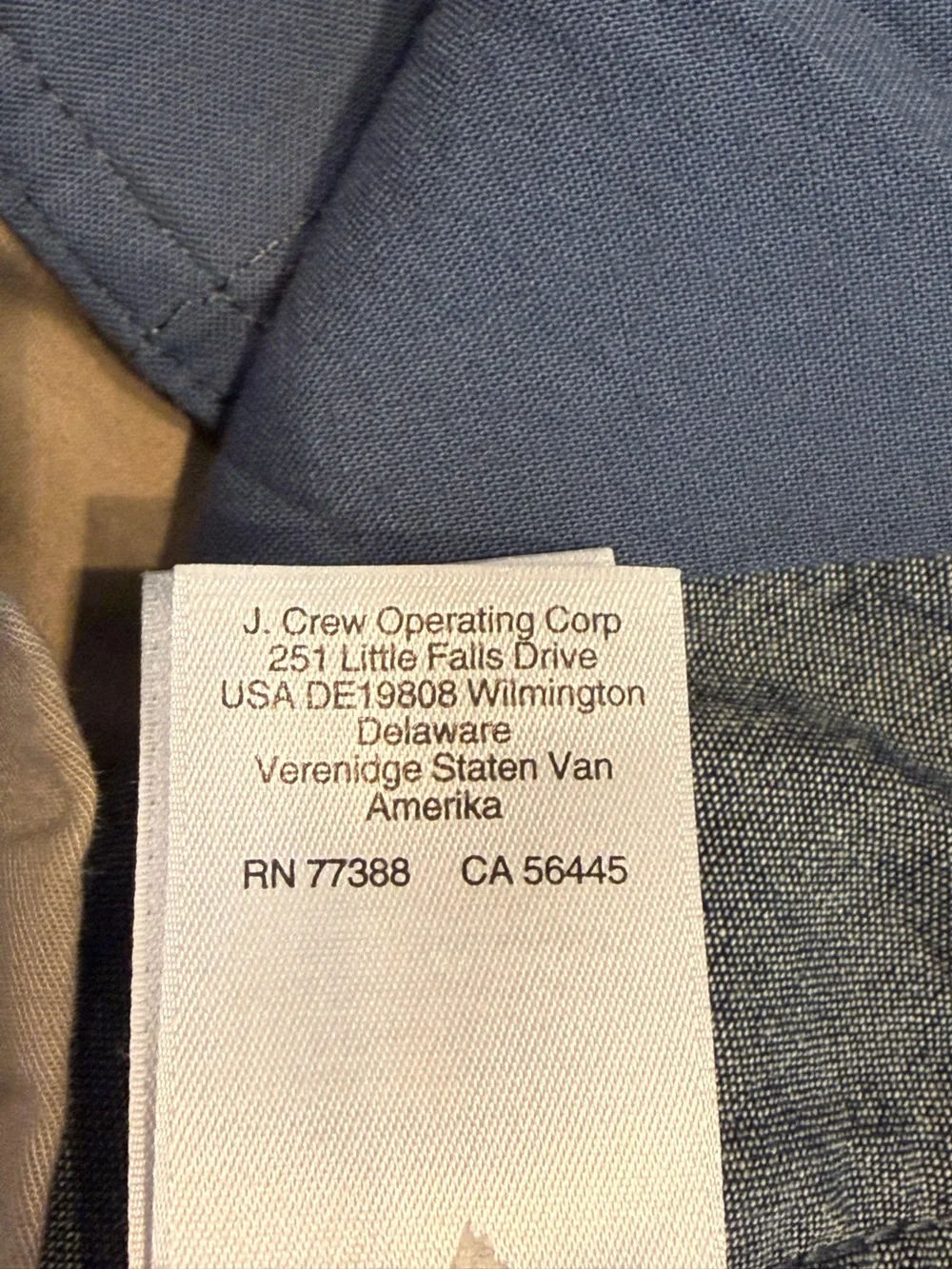 J. Crew crew size